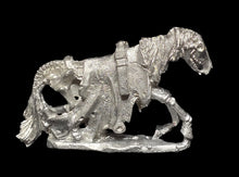 Load image into Gallery viewer, 48-0233: Skeletal Horse, Yoked, with Caparison, Head Down