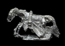Load image into Gallery viewer, 48-0233: Skeletal Horse, Yoked, with Caparison, Head Down