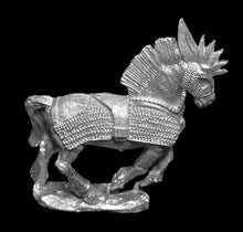 Load image into Gallery viewer, 48-0236: Chariot Horse, Armored, Winged Helm, Mouth Closed