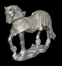 Load image into Gallery viewer, 48-0389: Horse, Armored, Chainmail Hood, Plate Rear Armor