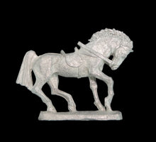 Load image into Gallery viewer, 48-0504: Elven Horse - Light Barding, Head Lowered