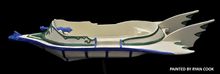 Load image into Gallery viewer, 49-6960: Float Ship - Royal War Skiff