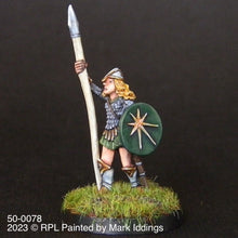 Load image into Gallery viewer, 50-0078: Elf Adventurer with Spear and Shield