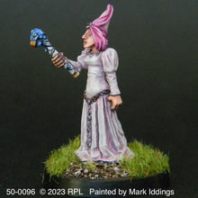 Load image into Gallery viewer, 50-0096:  Elf Sorceress, with Wand and Hat