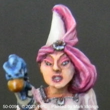 Load image into Gallery viewer, 50-0096:  Elf Sorceress, with Wand and Hat