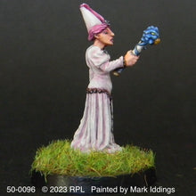 Load image into Gallery viewer, 50-0096:  Elf Sorceress, with Wand and Hat
