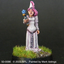 Load image into Gallery viewer, 50-0096:  Elf Sorceress, with Wand and Hat