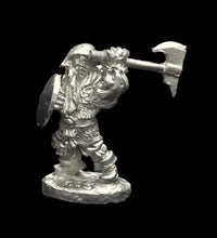 Load image into Gallery viewer, 50-0107: Dwarf Warrior, Attacking, Smooth Helmet