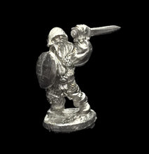 Load image into Gallery viewer, 50-0107: Dwarf Warrior, Attacking, Smooth Helmet