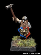 Load image into Gallery viewer, 50-0129: Dwarf Warrior, Bear Shield, In Reserve