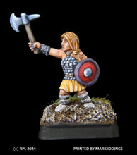 Load image into Gallery viewer, 50-0147: Dwarf Shieldmaiden I, with Axe