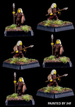 Load image into Gallery viewer, 50-0502: Lesser Fairies with Spears (x6)