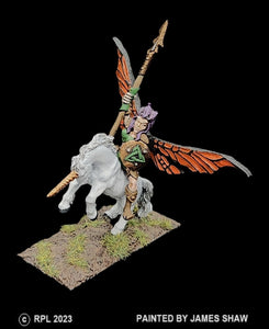 50-0533/48-0813:  Fairy Spearman on Unicorn [rider and mount]