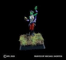 Load image into Gallery viewer, 50-0594:  Fae Mage, Female with Book and Harp I