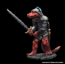 Load image into Gallery viewer, 50-0685: Armored Lizardman Hero with Greatsword