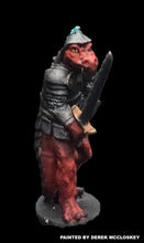 Load image into Gallery viewer, 50-0685: Armored Lizardman Hero with Greatsword
