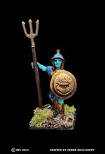 Load image into Gallery viewer, 50-0905: Atlantean Warrior in Reserve, with Shield, Crested Helm