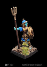 Load image into Gallery viewer, 50-0905: Atlantean Warrior in Reserve, with Shield, Crested Helm