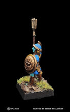 Load image into Gallery viewer, 50-0905: Atlantean Warrior in Reserve, with Shield, Crested Helm