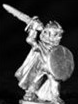 Load image into Gallery viewer, 50-0204: Halfing Militia with Sword and Shield, Attacking