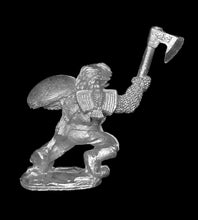 Load image into Gallery viewer, 50-2421: Dwarf Warrior with Axe and Shield, Advancing
