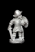 Load image into Gallery viewer, 50-2981: Gnome Warlord, Fully Armored, with Sword and Shield