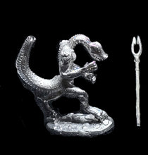 Load image into Gallery viewer, 50-6523: Reptiliad Warrior, Unarmored, Two Handed Weapon, Advancing, Tail Up