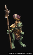 Load image into Gallery viewer, 50-6811: Tenoch Halberdier In Reserve, Armored Shoulders, Feathered Plume