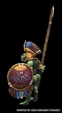 Load image into Gallery viewer, 50-6812: Tenoch Halberdier In Reserve, Unarmored Shoulders, Feathered Plume