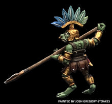 Load image into Gallery viewer, 50-6836: Tenoch Palace Guard Attacking with Two Handed Weapon