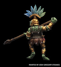 Load image into Gallery viewer, 50-6836: Tenoch Palace Guard Attacking with Two Handed Weapon