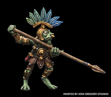 Load image into Gallery viewer, 50-6836: Tenoch Palace Guard Attacking with Two Handed Weapon