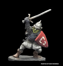 Load image into Gallery viewer, 51-0080: Goblin Hero with Sword and Heater Shield