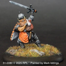 Load image into Gallery viewer, 51-0080: Goblin Hero with Sword and Heater Shield