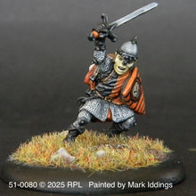 Load image into Gallery viewer, 51-0080: Goblin Hero with Sword and Heater Shield