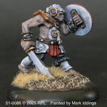 Load image into Gallery viewer, 51-0086: Goblin Hero with Sword and Round Shield
