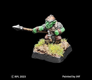 51-1411:  Goblin Raider with Spear, Attacking