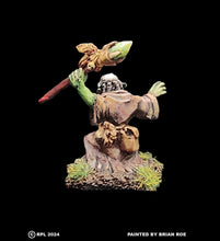Load image into Gallery viewer, 51-1491:  Goblin Raider Shaman, Staff Overhead