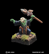 Load image into Gallery viewer, 51-1491:  Goblin Raider Shaman, Staff Overhead