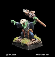 Load image into Gallery viewer, 51-1491:  Goblin Raider Shaman, Staff Overhead