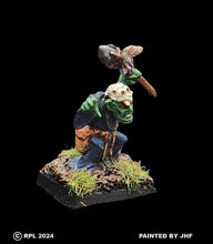 Load image into Gallery viewer, 51-1491:  Goblin Raider Shaman, Staff Overhead