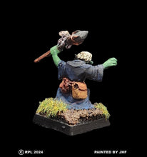 Load image into Gallery viewer, 51-1491:  Goblin Raider Shaman, Staff Overhead