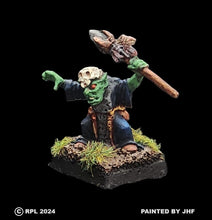 Load image into Gallery viewer, 51-1491:  Goblin Raider Shaman, Staff Overhead
