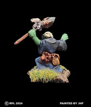 Load image into Gallery viewer, 51-1491:  Goblin Raider Shaman, Staff Overhead