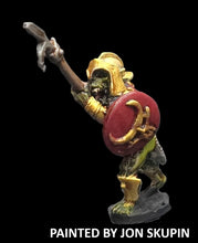 Load image into Gallery viewer, 51-2501: Chaos Orc Legionnaire with Billhook, Round Shield