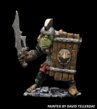 Load image into Gallery viewer, 51-2521: Giant Chaos Orc with Sword and Shield