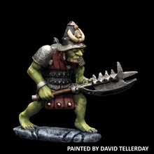 Load image into Gallery viewer, 51-2528: Giant Chaos Orc with Polearm, Heavily Armored