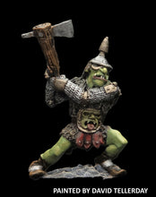 Load image into Gallery viewer, 51-2582: Chaos Orc Hero with Axe, Attacking
