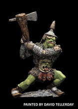 Load image into Gallery viewer, 51-2582: Chaos Orc Hero with Axe, Attacking