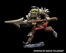 Load image into Gallery viewer, 51-2583: Chaos Orc Hero with Polearm, Charging